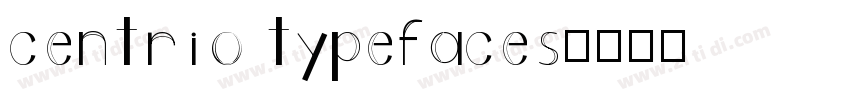 centrio typefaces字体转换